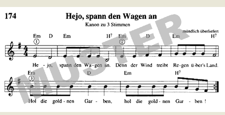 Dacapo Liederbuch - Weltliche Canons Dacapo Liederbuch - Weltliche Canons